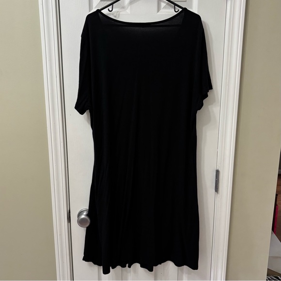 Tralilbee Chic Black Midi Dress Plus Size 3XL - Picture 7 of 8